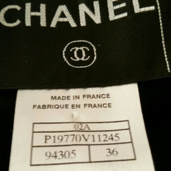 CHANEL 100% Laine wool long black dressy coat - Picture 5 of 8